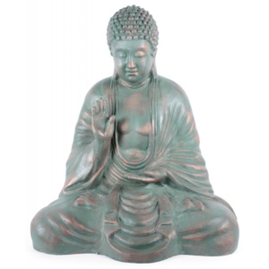 Buddha keramický zelený velký 1