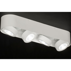 Stropní bodové bílé LED svítidlo Troncetto IV White (Nordtech)