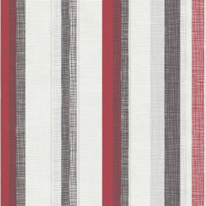 Vliesové tapety na zeď Novara 3 13595-50, pruhy červené, černé a stříbrné, rozměr 10,05 m x 0,53 m, P+S International