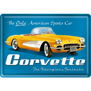 Nostalgic Art Plechová pohlednice - Corvette