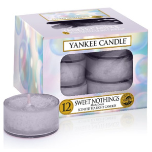 Yankee Candle - čajové svíčky Sweet Nothings 12ks (Sladká nic. Vůně teplá, něžná a sladká - jako tiché zašeptání do ucha.)