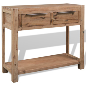 Konzolový stolek z masivního akáciového dřeva 82x33x73 cm