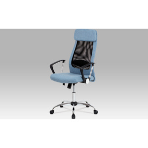 Artium Kancelářská židle | látka | kovový kříž | houpací mechanismus Barva: modrá