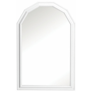 Bílé nástěnné zrcadlo Folke Nette