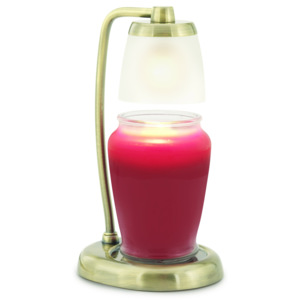 Candle Warmers - nahřívací lampa Contempo mosazná (Lampa s hladkým a čistým designem pro bezpečné rozpouštění vonných svíček bez zapálení. Potřebujete