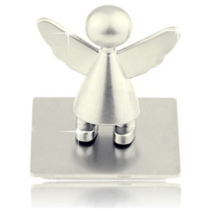 Anděl strážný s magnetem, stříbrný matný (Mějte u sebe vždy svého anděla strážného!)