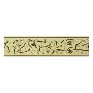 Bordura papírová Mramor zelený - šířka 5cm x délka 5m