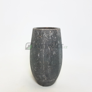 Keramická váza Earth šedá 15x27cm - Výprodej