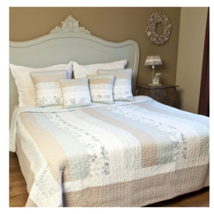 Přehoz na jednolůžkové postele Quilt 139 - 140*220 cm Clayre & Eef