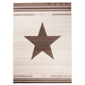 Kusový koberec Hvězda béžový, Velikosti 200x290cm