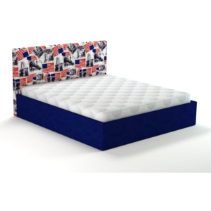 BF America postel 200x180 cm modrá