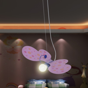 Dětské stropní svítidlo závěsné ve tvaru motýla