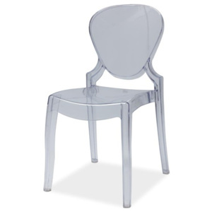Jídelní židle z průhledného polykarbonátu KN763