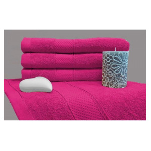 M&K Froté ručník 50x100cm - tmavě růžový