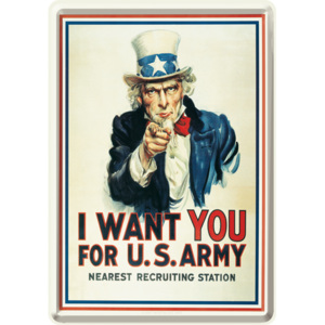 Nostalgic Art Plechová pohlednice - I Want You For U.S. Army