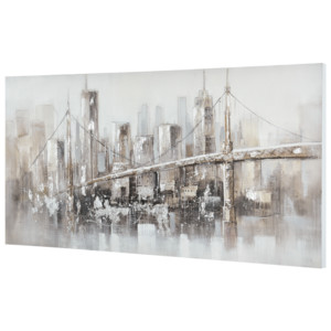 [art.work] Ručně malovaný obraz - most 2 - plátno napnuté na rámu - 70x140x3,8 cm