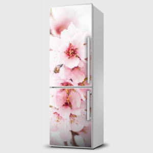 Fototapeta samolepící na lednice - Kytičky bílo růžové