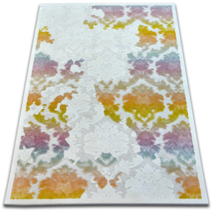 Akrylový kusový koberec Yazz Lost bílý 133x190