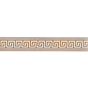 Bordura samolepící Řecko hnědé - šířka 5cm x délka 5m