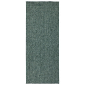 Tmavě zelený oboustranný koberec Bougari Miami, 80 x 250 cm