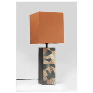 Stolní lampa s oranžovým stínidlem Kare Design 60ies