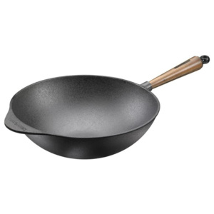 Skeppshult litinová Wok pánev (0875V) 32 cm