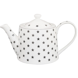 Porcelánová konvice na čaj Charcoal Star 1000 ml (TEA04)