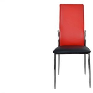 Židle H 238 Czarno Červené