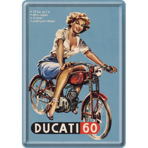 Nostalgic Art Plechová pohlednice - Ducati 60