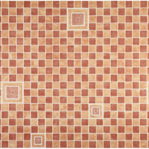 Omyvatelný stěnový obklad Ceramics šíře 67,5 cm mozaika červená