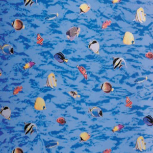 Samolepící fólie transparentní rybky - šíře 45 cm dekor 625
