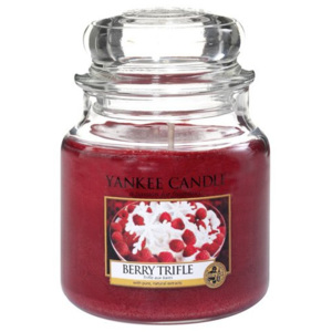 Yankee candle Vonná svíčka ve skle - Ovocný dezert s vanilkovým krémem, 410g