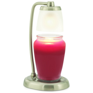 Candle Warmers - nahřívací lampa Contempo niklová (Lampa s hladkým a čistým designem pro bezpečné rozpouštění vonných svíček bez zapálení. Potřebujete