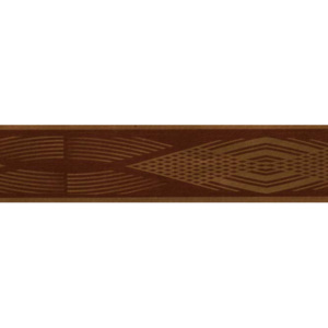 Bordura samolepící Krajka tmavě hnědá - šířka 5cm x délka 5m