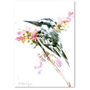 Autorský plakát Kingfisher od Surena Nersisyana, 42 x 30 cm