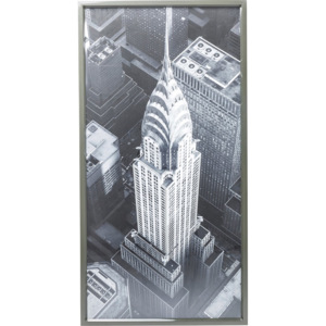 Obraz s rámem Chrysler Building View 166x86 cm