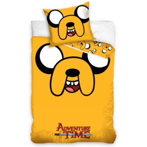 Tiptrade bavlna povlečení Adventure time Jake Čas na dobrodružství 140x200 70x90