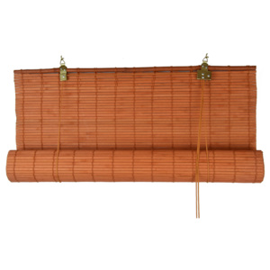 Zastiňovací bambusová roleta oranžová Šířka x délka: 70x150