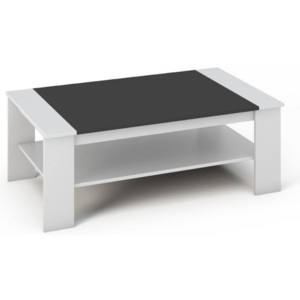 Casarredo Konferenční stolek BERNI bílá/černá