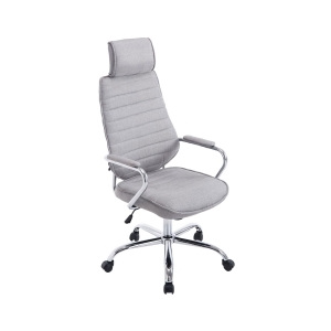 Kancelářská židle Rondo 24, látka (Světle šedá)