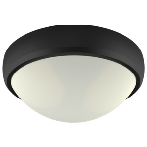 LED Solution Černé LED stropní/nástěnné svítidlo 12W IP66 Barva světla: Teplá bílá