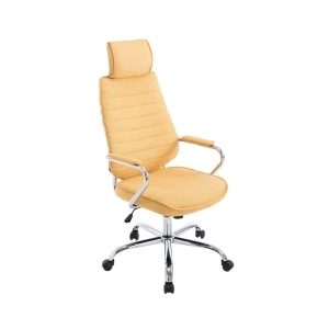 Kancelářská židle Rondo 24, látka (Žlutá)