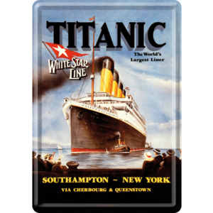 Nostalgic Art Plechová pohlednice - Titanic