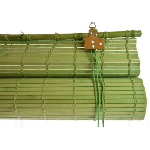 Vingo Zastiňovací bambusová roleta zelená Šířka x délka: 70x200