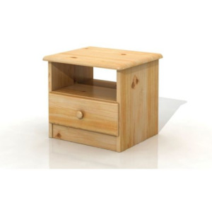 Noční stolek borovice - B018