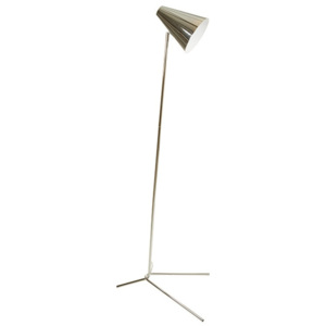 Stojací lampa ve stříbrné barvě Santiago Pons Chromium