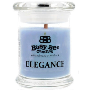 Busy Bee Candles Elegance praskající svíčka Dešťové kapky