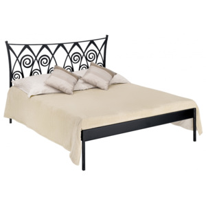 Iron Art RONDA kanape - kovaná postel Barva kovu: příplatková - vyberte dle popisu níže, pro rozměr matrace: 160 x 200 cm
