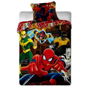 Jerry Fabrics Povlečení Spiderman Hero 2014 bavlna 140x200 70x90