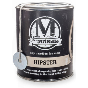 MANdle svíčka v plechovce - Hipster